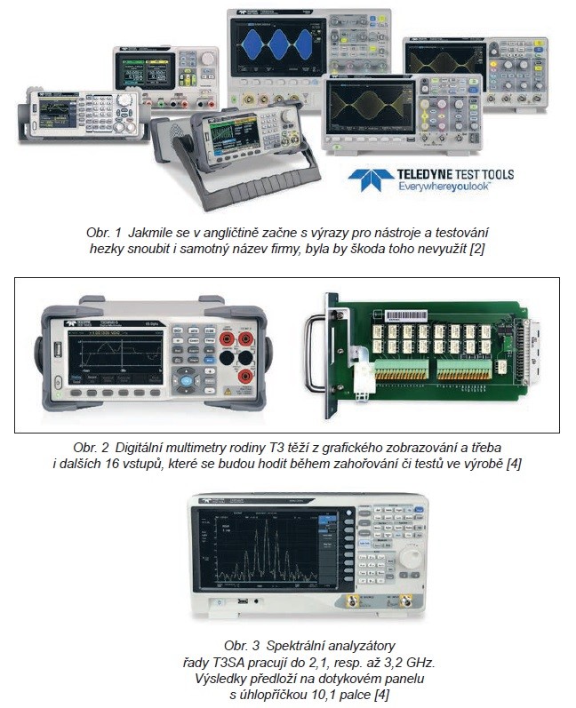 Technika tří té - Tak tedy Teledyne Test Tools